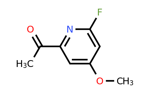 CAS 1393544-59-6 | 1-(6-Fluoro-4-methoxypyridin-2-YL)ethanone