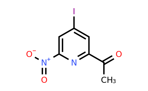CAS 1393544-75-6 | 1-(4-Iodo-6-nitropyridin-2-YL)ethanone
