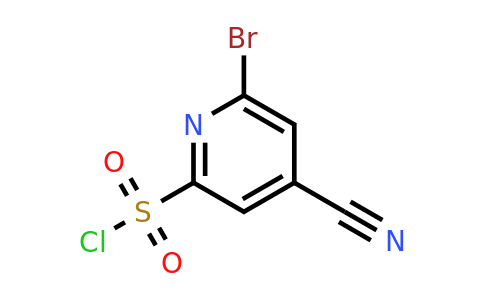 CAS 1393544-80-3 | 6-Bromo-4-cyanopyridine-2-sulfonyl chloride