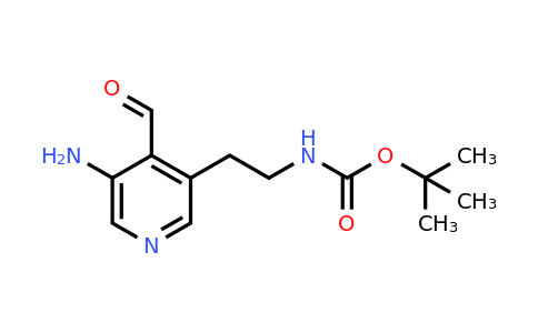 CAS 1393544-85-8 | Tert-butyl 2-(5-amino-4-formylpyridin-3-YL)ethylcarbamate
