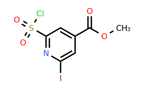 CAS 1393544-89-2 | Methyl 2-(chlorosulfonyl)-6-iodoisonicotinate