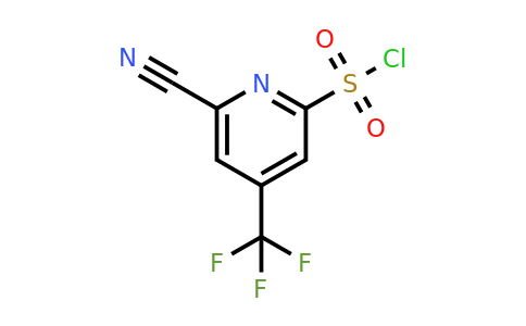 CAS 1393544-95-0 | 6-Cyano-4-(trifluoromethyl)pyridine-2-sulfonyl chloride