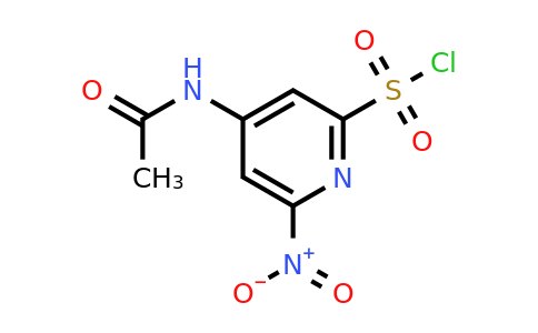CAS 1393545-01-1 | 4-(Acetylamino)-6-nitropyridine-2-sulfonyl chloride