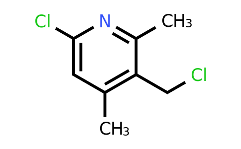 CAS 1393545-08-8 | 6-Chloro-3-(chloromethyl)-2,4-dimethylpyridine