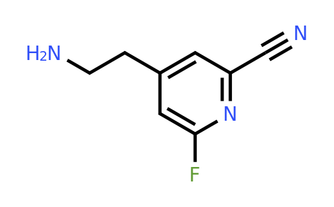 CAS 1393545-09-9 | 4-(2-Aminoethyl)-6-fluoropyridine-2-carbonitrile