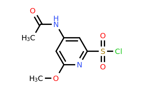 CAS 1393545-10-2 | 4-(Acetylamino)-6-methoxypyridine-2-sulfonyl chloride