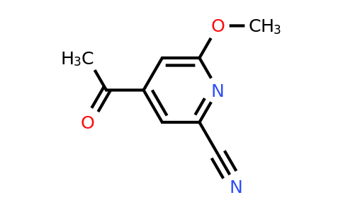 CAS 1393545-32-8 | 4-Acetyl-6-methoxypyridine-2-carbonitrile