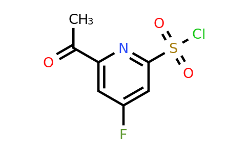 CAS 1393545-35-1 | 6-Acetyl-4-fluoropyridine-2-sulfonyl chloride