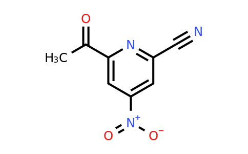 CAS 1393545-54-4 | 6-Acetyl-4-nitropyridine-2-carbonitrile