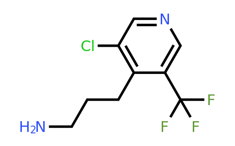 CAS 1393545-56-6 | 3-[3-Chloro-5-(trifluoromethyl)pyridin-4-YL]propan-1-amine