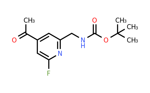 CAS 1393545-59-9 | Tert-butyl (4-acetyl-6-fluoropyridin-2-YL)methylcarbamate