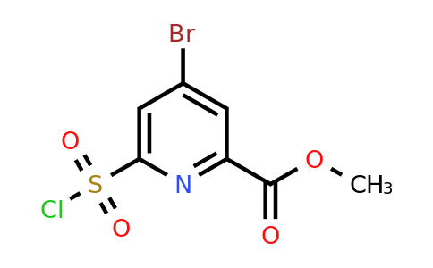 CAS 1393545-64-6 | Methyl 4-bromo-6-(chlorosulfonyl)pyridine-2-carboxylate