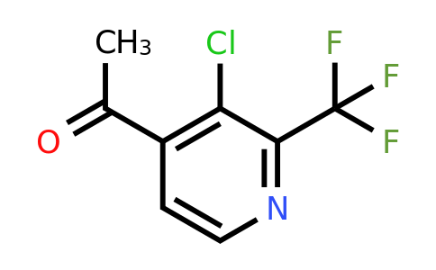 CAS 1393545-67-9 | 1-[3-Chloro-2-(trifluoromethyl)pyridin-4-YL]ethanone
