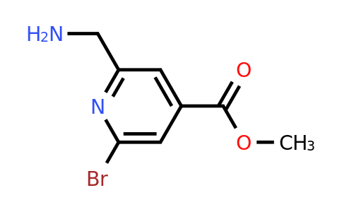 CAS 1393545-71-5 | Methyl 2-(aminomethyl)-6-bromoisonicotinate