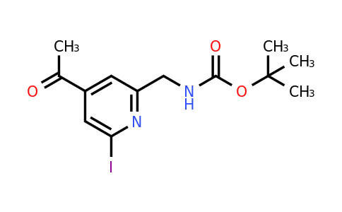 CAS 1393545-83-9 | Tert-butyl (4-acetyl-6-iodopyridin-2-YL)methylcarbamate