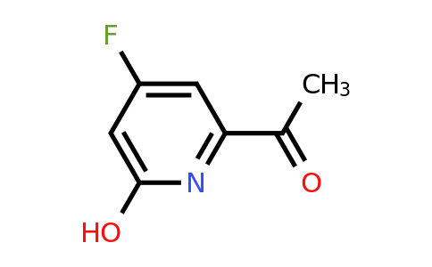 CAS 1393545-90-8 | 1-(4-Fluoro-6-hydroxypyridin-2-YL)ethanone