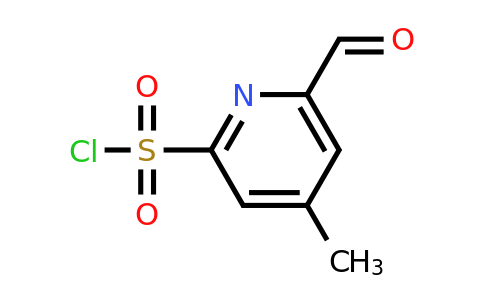 CAS 1393545-97-5 | 6-Formyl-4-methylpyridine-2-sulfonyl chloride