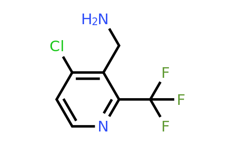 CAS 1393545-99-7 | [4-Chloro-2-(trifluoromethyl)pyridin-3-YL]methylamine