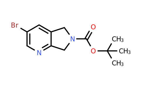 CAS 1393546-06-9 | Tert-butyl 3-bromo-5,7-dihydro-6H-pyrrolo[3,4-B]pyridine-6-carboxylate