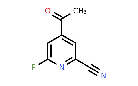 CAS 1393546-10-5 | 4-Acetyl-6-fluoropyridine-2-carbonitrile