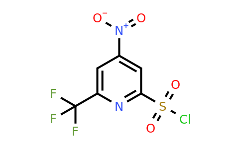 CAS 1393546-16-1 | 4-Nitro-6-(trifluoromethyl)pyridine-2-sulfonyl chloride