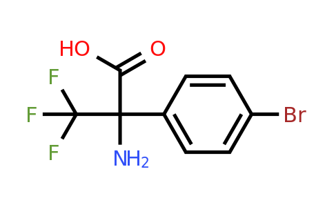 CAS 1393546-17-2 | 2-Amino-2-(4-bromophenyl)-3,3,3-trifluoropropanoic acid