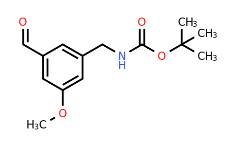 CAS 1393546-20-7 | Tert-butyl 3-formyl-5-methoxybenzylcarbamate