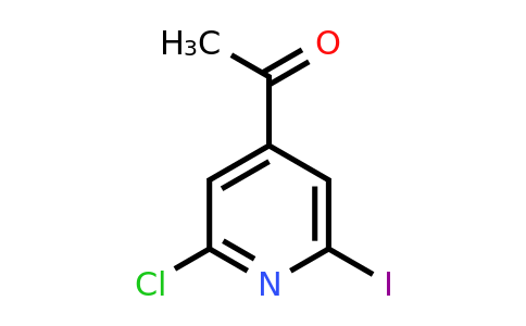 CAS 1393546-23-0 | 1-(2-Chloro-6-iodopyridin-4-YL)ethanone