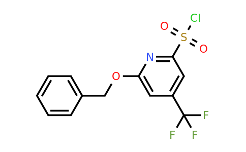 CAS 1393546-27-4 | 6-(Benzyloxy)-4-(trifluoromethyl)pyridine-2-sulfonyl chloride