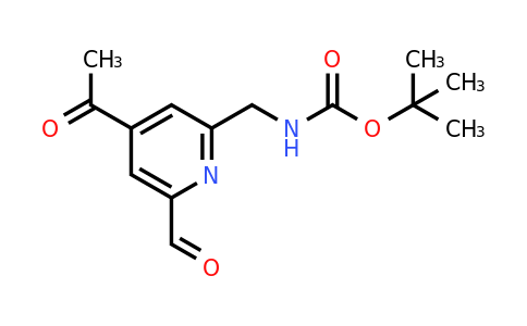 CAS 1393546-34-3 | Tert-butyl (4-acetyl-6-formylpyridin-2-YL)methylcarbamate