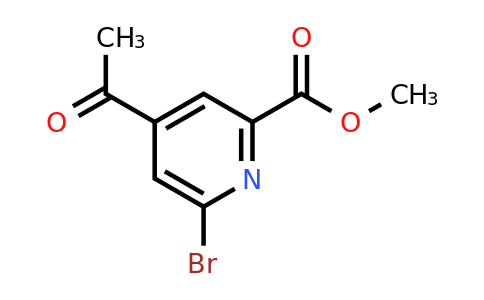 CAS 1393546-37-6 | Methyl 4-acetyl-6-bromopyridine-2-carboxylate