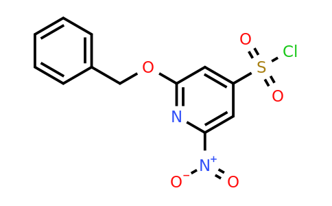 CAS 1393546-58-1 | 2-(Benzyloxy)-6-nitropyridine-4-sulfonyl chloride