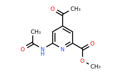 CAS 1393546-63-8 | Methyl 4-acetyl-6-(acetylamino)pyridine-2-carboxylate