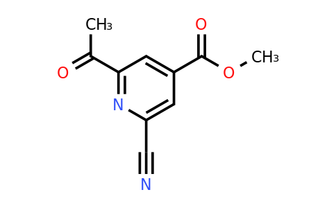 CAS 1393546-67-2 | Methyl 2-acetyl-6-cyanoisonicotinate