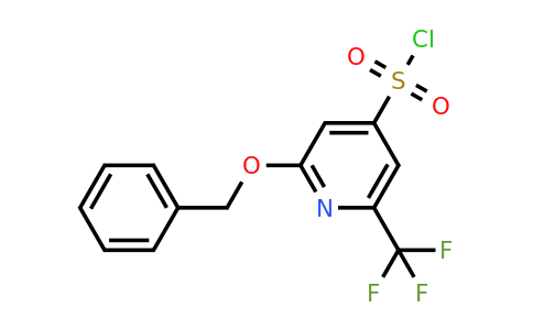CAS 1393546-68-3 | 2-(Benzyloxy)-6-(trifluoromethyl)pyridine-4-sulfonyl chloride
