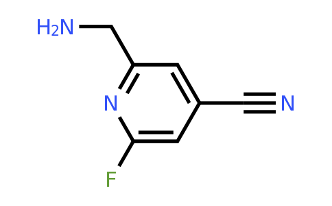 CAS 1393546-71-8 | 2-(Aminomethyl)-6-fluoroisonicotinonitrile