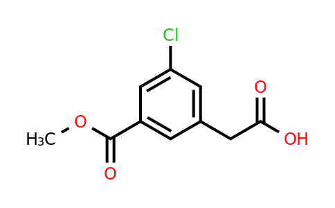 CAS 1393546-81-0 | [3-Chloro-5-(methoxycarbonyl)phenyl]acetic acid