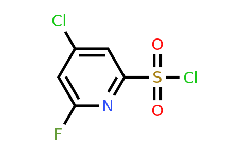 CAS 1393546-83-2 | 4-Chloro-6-fluoropyridine-2-sulfonyl chloride