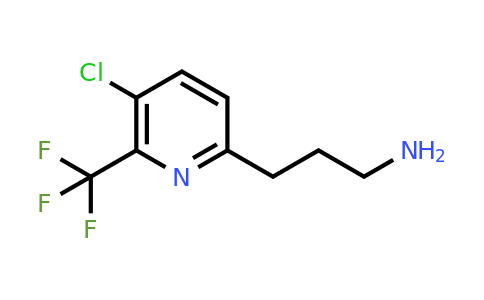CAS 1393546-84-3 | 3-[5-Chloro-6-(trifluoromethyl)pyridin-2-YL]propan-1-amine