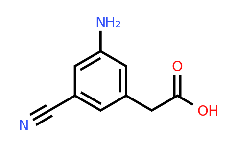 CAS 1393546-87-6 | (3-Amino-5-cyanophenyl)acetic acid