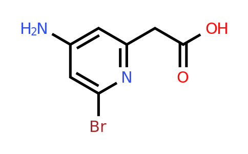 CAS 1393546-88-7 | (4-Amino-6-bromopyridin-2-YL)acetic acid