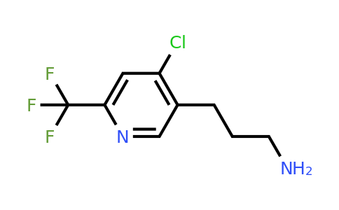 CAS 1393546-91-2 | 3-[4-Chloro-6-(trifluoromethyl)pyridin-3-YL]propan-1-amine