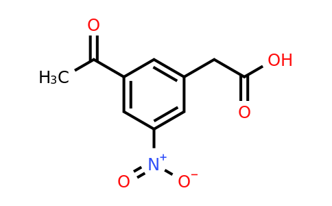 CAS 1393546-95-6 | (3-Acetyl-5-nitrophenyl)acetic acid