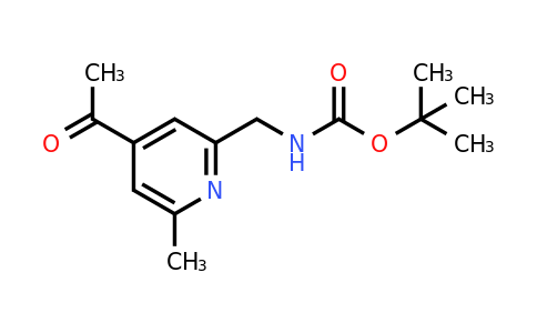 CAS 1393546-97-8 | Tert-butyl (4-acetyl-6-methylpyridin-2-YL)methylcarbamate