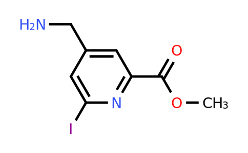 CAS 1393547-02-8 | Methyl 4-(aminomethyl)-6-iodopyridine-2-carboxylate