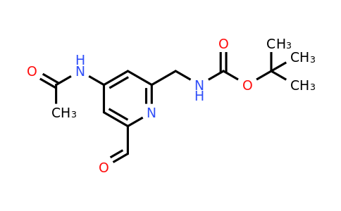 CAS 1393547-11-9 | Tert-butyl [4-(acetylamino)-6-formylpyridin-2-YL]methylcarbamate