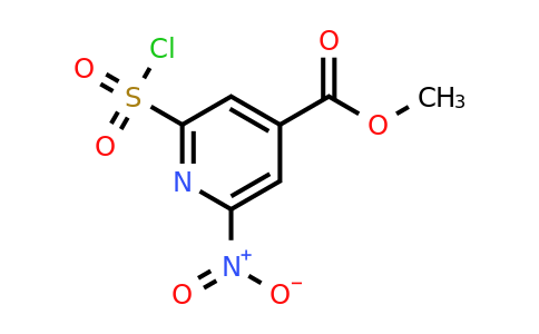 CAS 1393547-23-3 | Methyl 2-(chlorosulfonyl)-6-nitroisonicotinate