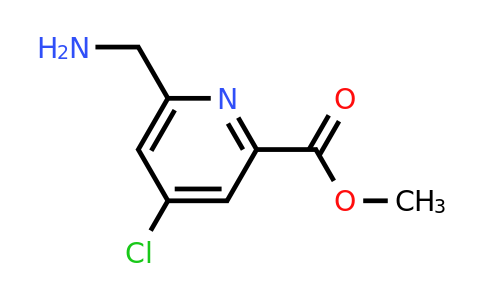 CAS 1393547-24-4 | Methyl 6-(aminomethyl)-4-chloropyridine-2-carboxylate