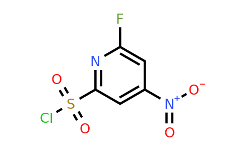 CAS 1393547-25-5 | 6-Fluoro-4-nitropyridine-2-sulfonyl chloride