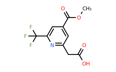 CAS 1393547-30-2 | [4-(Methoxycarbonyl)-6-(trifluoromethyl)pyridin-2-YL]acetic acid